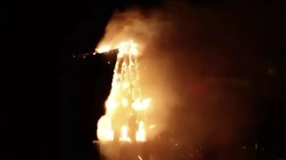 В Амстердаме горит 150-летняя историческая церковь