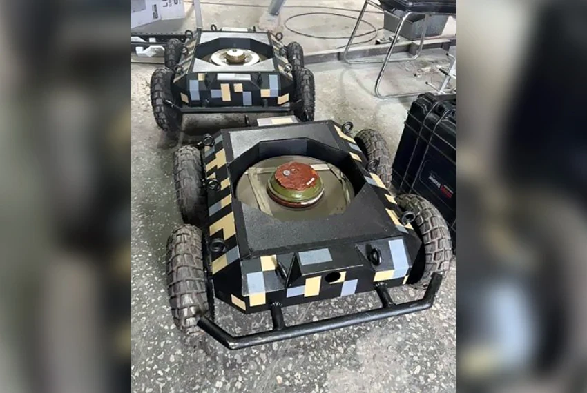 In Kyrgyzstan, the first domestic ground kamikaze robot has been tested