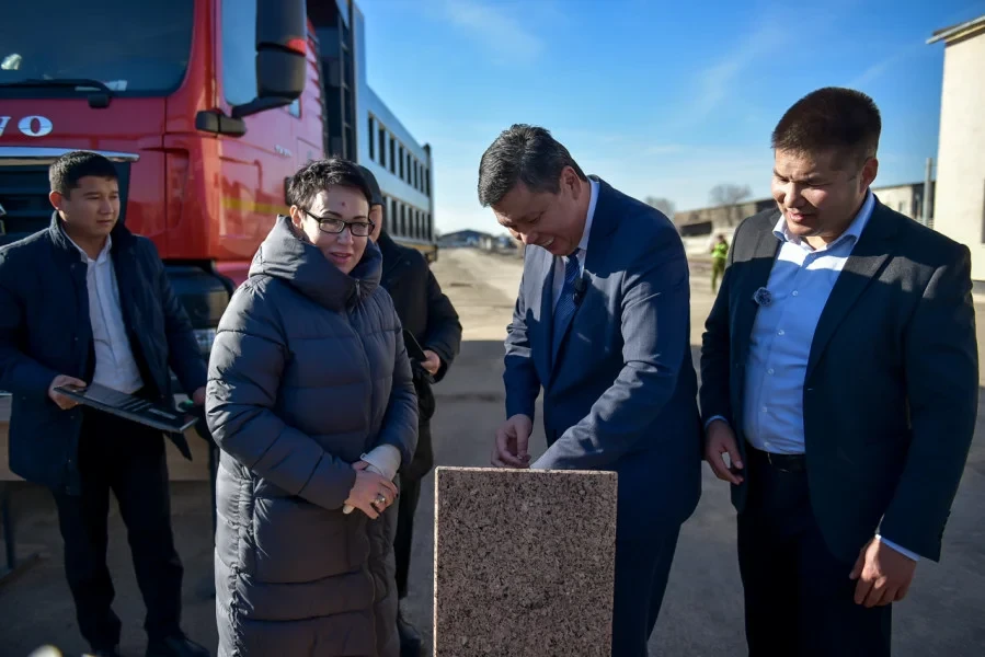 В Бишкеке начали строить производственную базу МП «Тазалык»