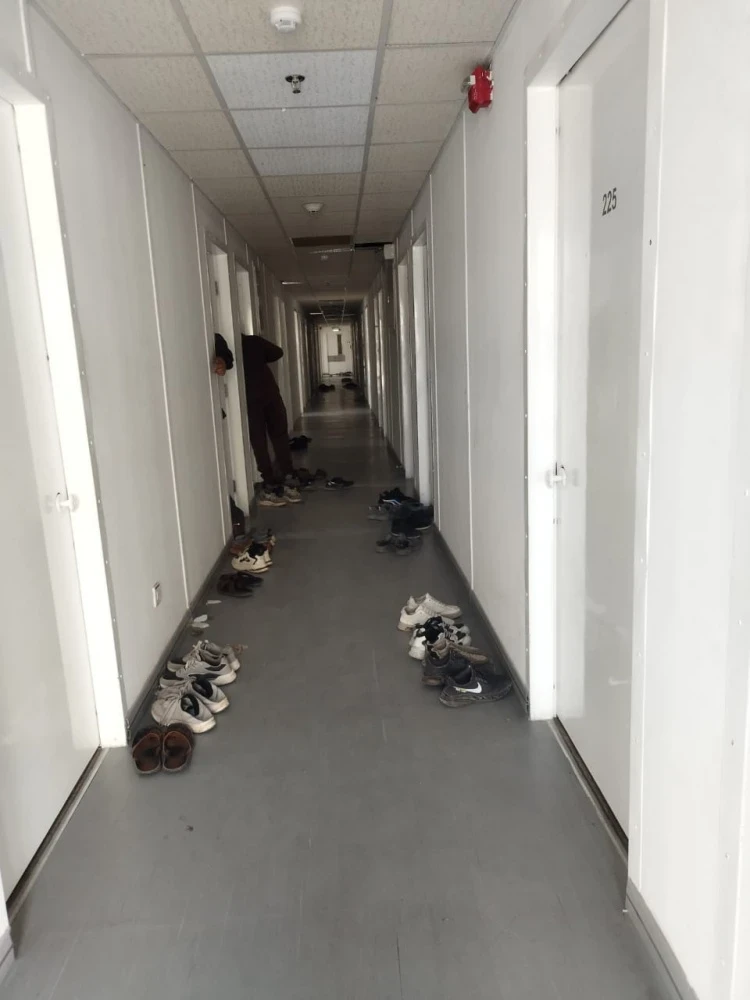 The Ombudsman's subordinates struggled to enter the detention center for foreigners. And here is what they saw