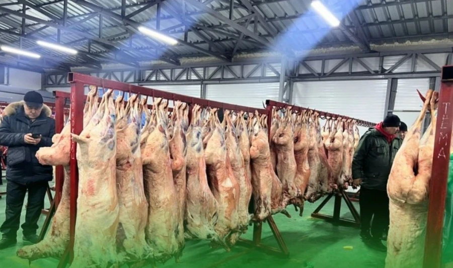 Начался перенос Ошского рынка. Оптовая продажа мяса теперь в Маевке