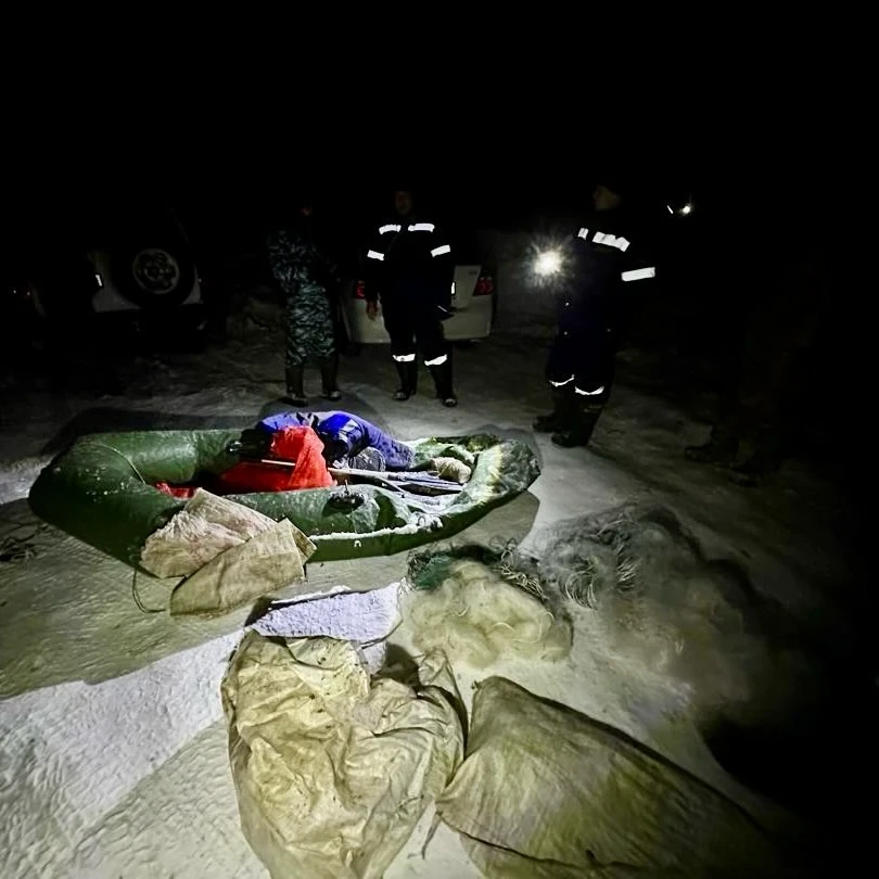 Тепловизор высветил браконьеров: на Иссык-Куле ночью задержаны нарушители