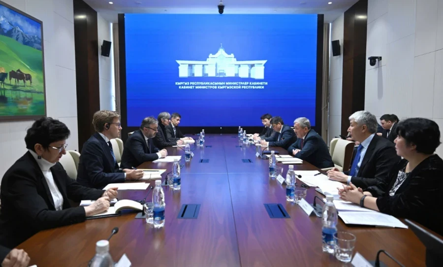 Садыру Жапарову презентовали возможности новой системы ГНС «Салык Кузот»