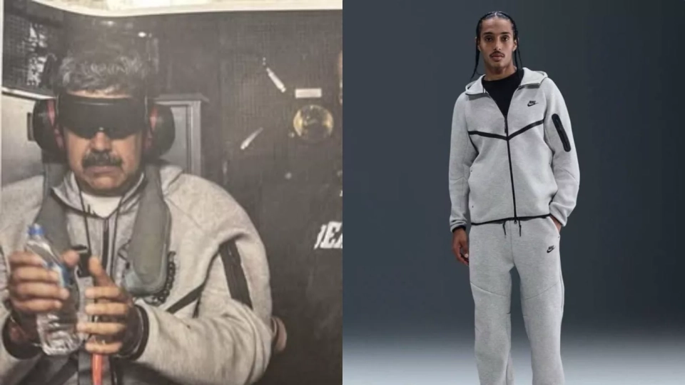 Продажи спортивного костюма Nike Tech Fleece взлетели после фото с похищенным Мадуро