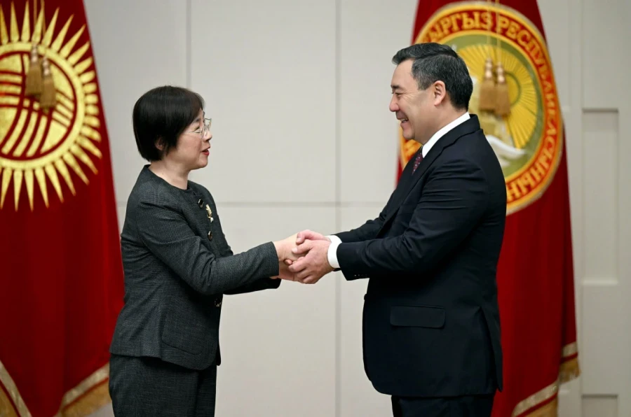 Садыр Жапаров обсудил с главой АБИИ Камбар-Ату-1 и железную дорогу КНР — КР — РУз