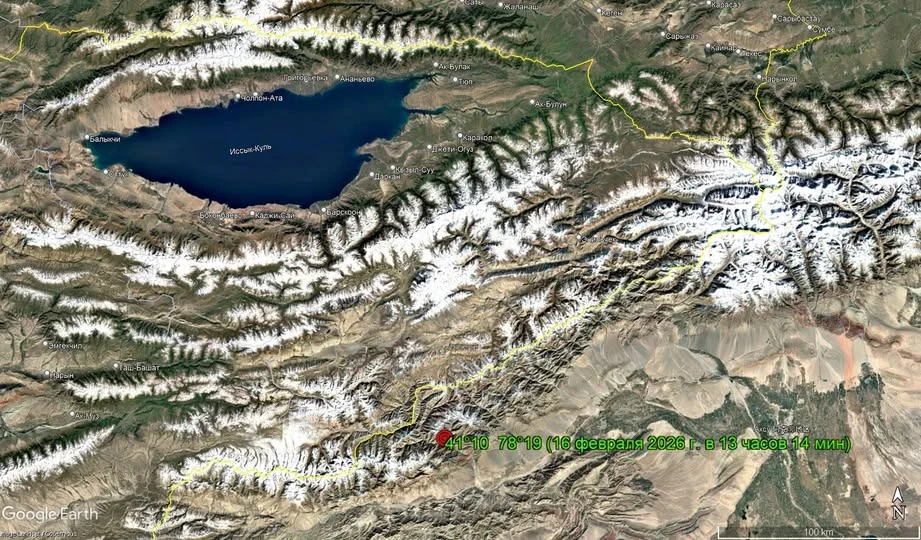 Землетрясение в 4,5 балла в Китае ощутили и в некоторых селах Кыргызстана