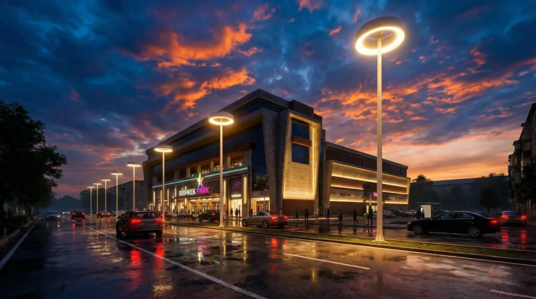 В Бишкеке устанавливают «умные» прожекторы