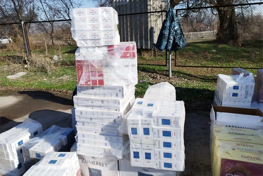 В Чуйской области изъяли почти 22 тысячи пачек контрафактных сигарет