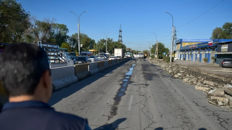 Одну из самых загруженных улиц Бишкека закроют на ремонт