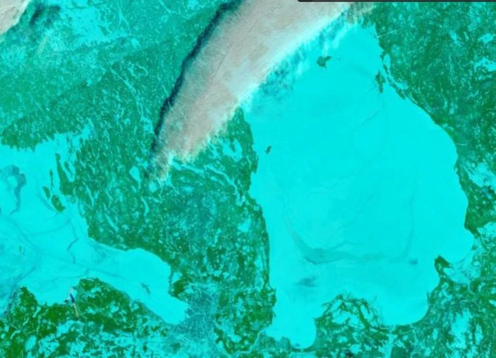 Финский залив впервые за 15 лет полностью покрылся льдом