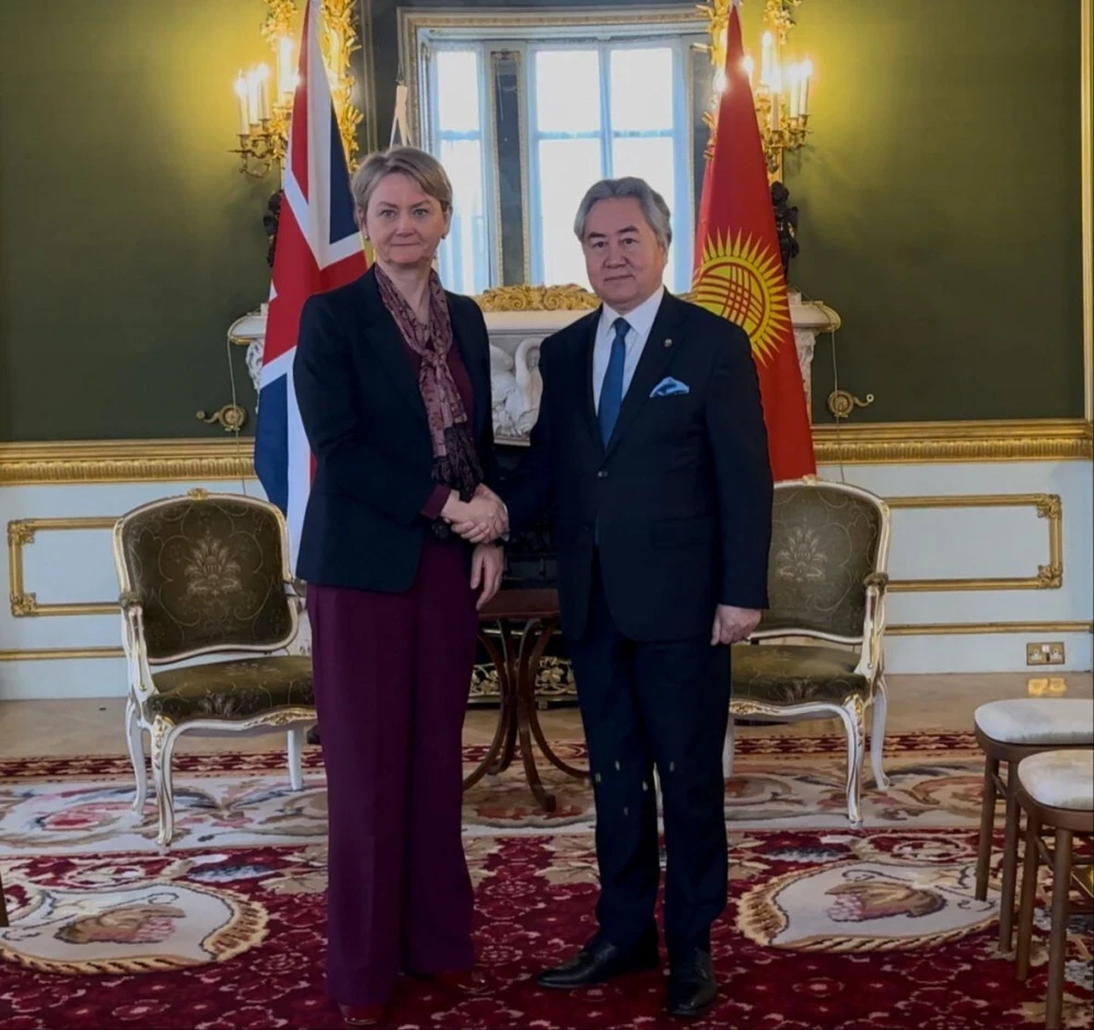 Kyrgyzstan raised the issue of sanctions from the UK at the meeting in London