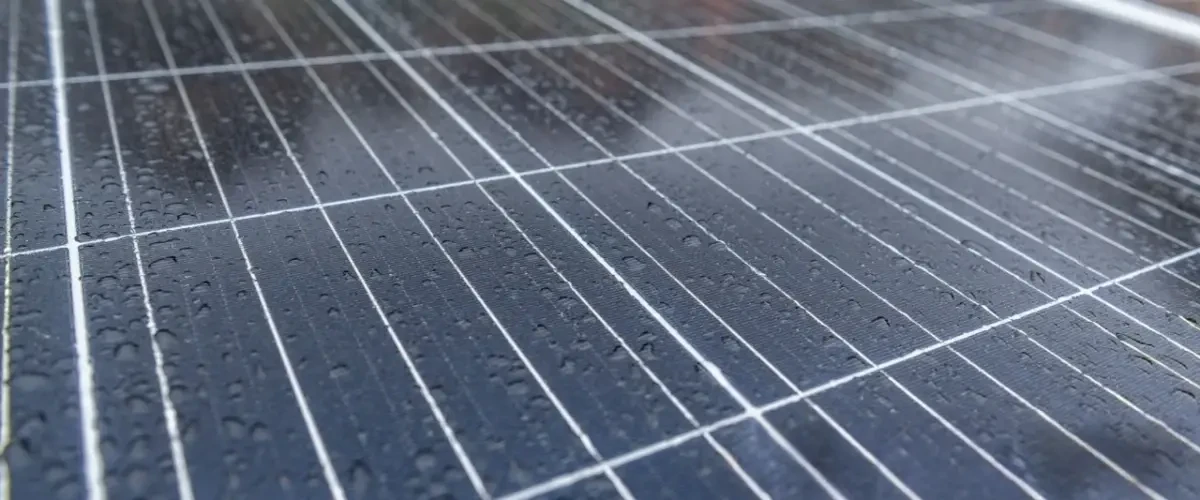 New solar panels will also generate energy from falling raindrops