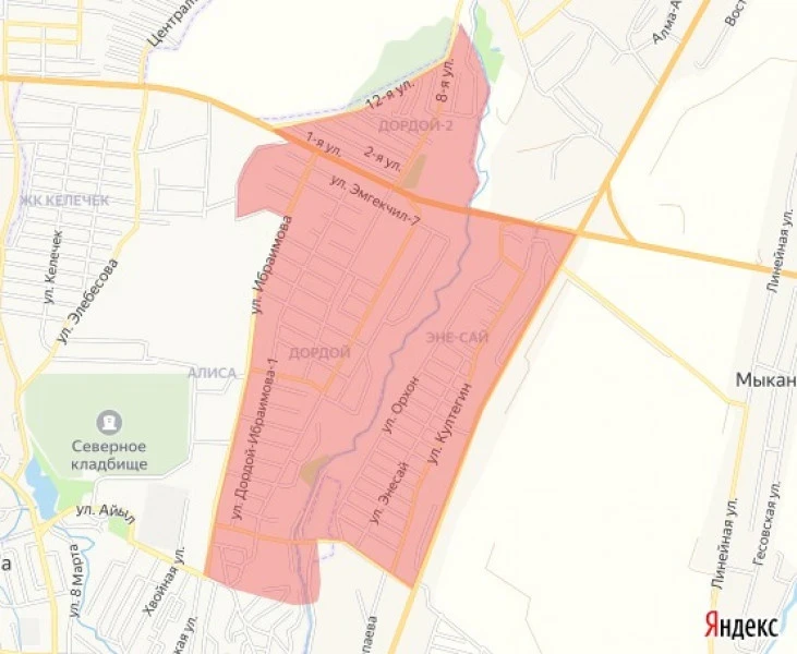 Several residential areas of Bishkek will be without cold water for a day (map)