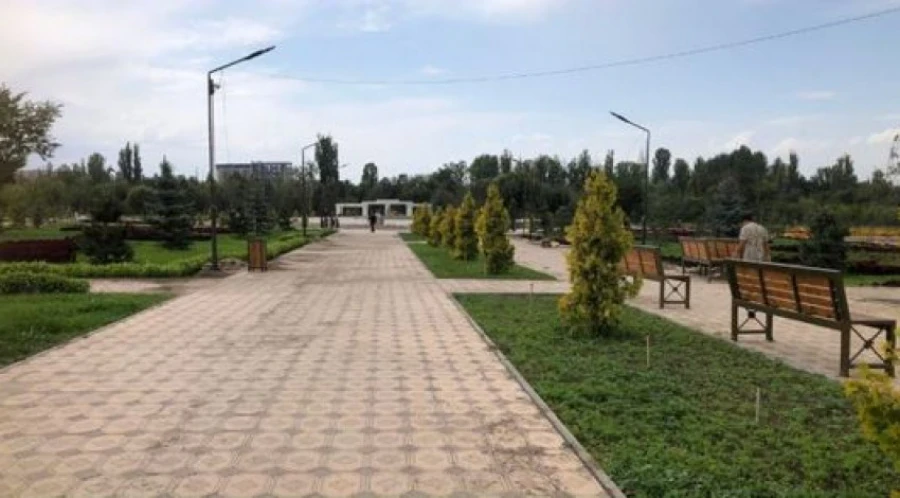 In Bishkek, part of the park has been allocated for construction.