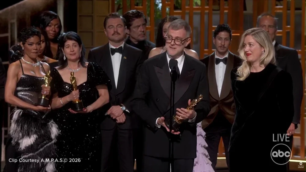 The film "One Battle After Another" won the Oscar for Best Picture