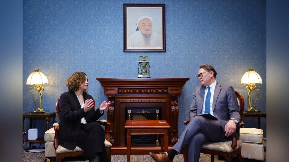 The Foreign Minister's Secretary accepted the Deputy Executive Secretary of the UN Convention to Combat Desertification.