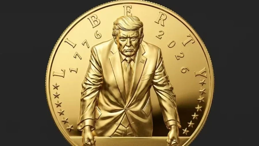 В США выпустят золотую монету с изображением Дональда Трампа